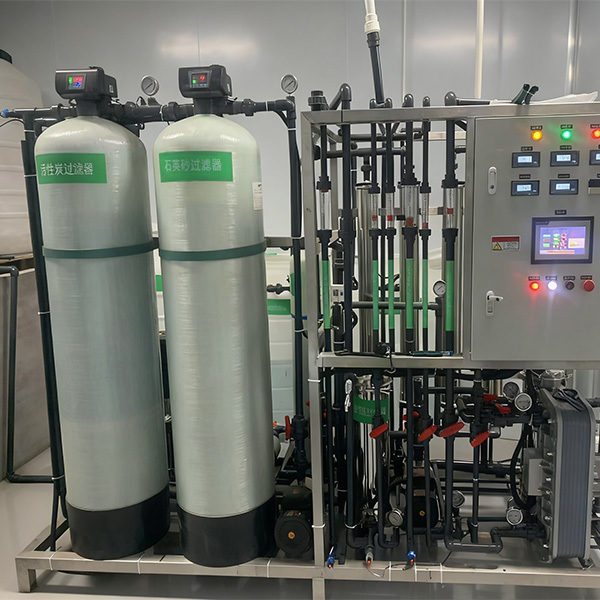 Industrial 500–1000 LPH RO Water Treatment Plant with Softening System for Hotel Service