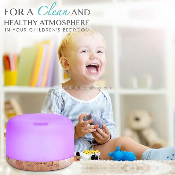 500ml Smart Humidifier Large Room Aromatherapy Essential Oil Diffuser with Remote Control for Bedroom
