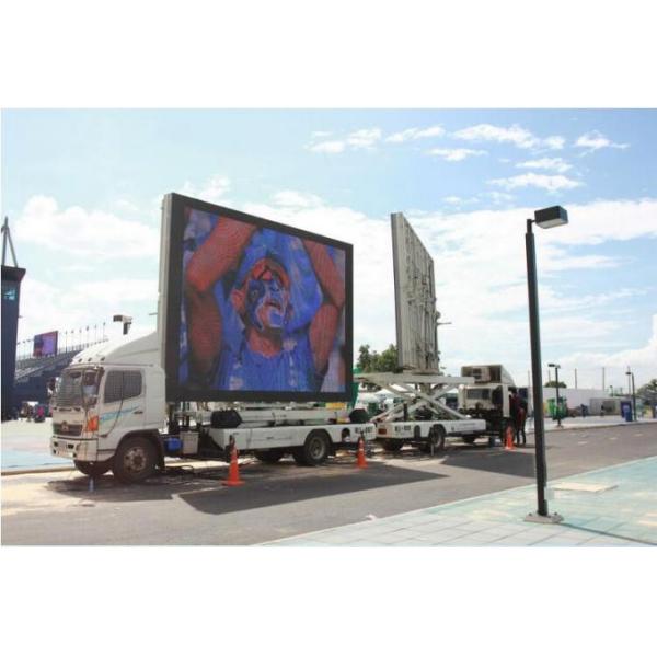 Outdoor Mobile LED Screen Rental Digital Advertising Truck Mounted HD LED Screen