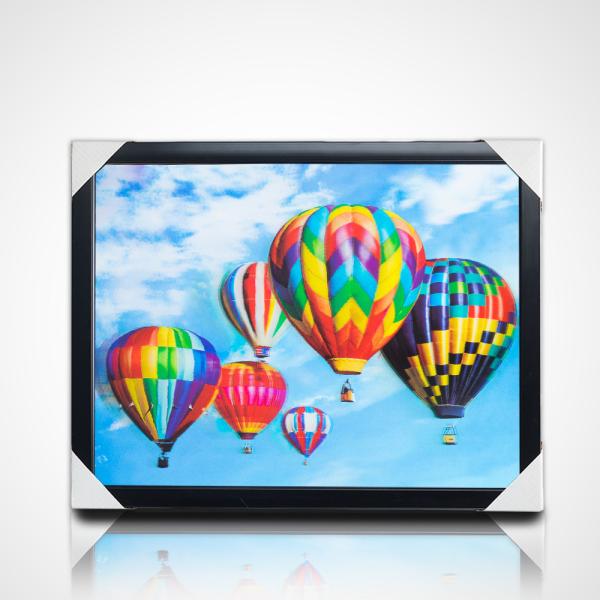 3D-лентикулярный плакат PET 30*40 см 5D-лентикулярный плакат тигры 3D-краска с черной рамкой для домашнего убранства