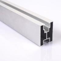 Kit de montaje de paneles solares fotovoltaicos de aluminio anodizado de plata
