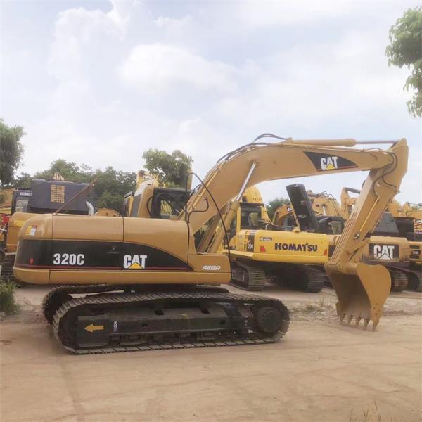 Made in Japan used Cat 320C excavator with original parts