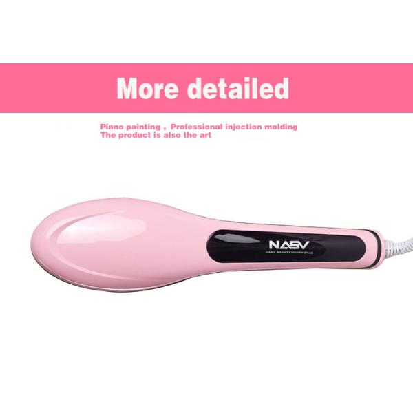Electric Hair Straightener Brush Home Beauty Machine NASV 100 With Lcd Display