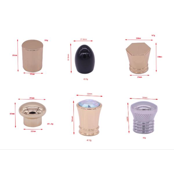 Прессформа роскошных крышек флакона духов сплава цинка высокой отметки дизайна готовая