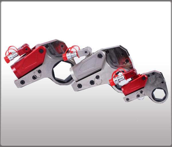 Low Profile Hydraulic Torque Wrench Bolt Tensioning Tool Hexagon Cassette Type