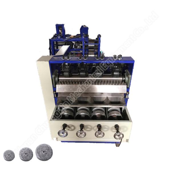 Stainless Steel Wire Scourer Making Machine Steel Wire Sponge Making Machine For Cleaning