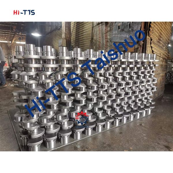 Diesel Engine Crankshaft Hi-TTS Diesel Engine Alloy Gold Crankshaft for Mazda KIA JT Engines K2700 Part Numbers OK75A-11-301/OK65A-11-301J/0VN01-11301
