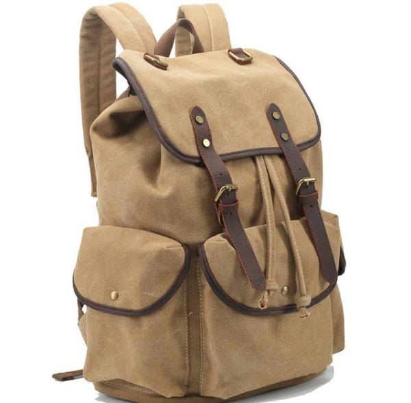 2016 new canvas shoulder bag Europe retro bag leisure backpack schoolbag
