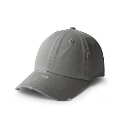 Distressed Vintage Washed Baseball Cap 58cm embroidery Unisex for sports