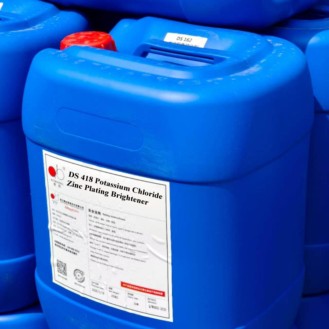 DS 418 Potassium Chloride Zinc Plating Brightener Rack Plating Barrel Plating