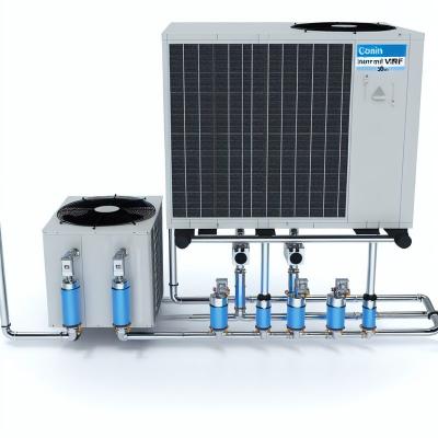 DC Inverter Mini VRF System with 8 Indoor Units 30m Piping