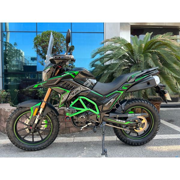 Gas / Diesel Powered 300CC Dirt Bike Motorcycle With Knobby Tires