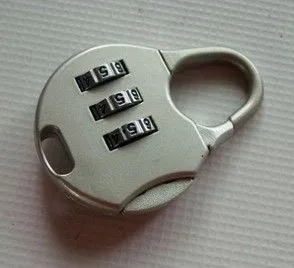 Wearproof Metal Bag Lock 3 Digit Travel Suitcase Luggage Lock