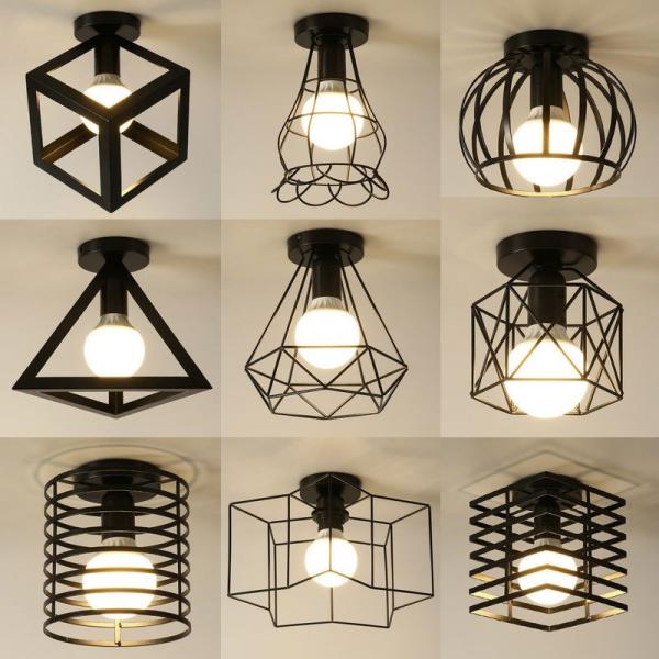JYLIGHTING E27 Ceiling Lights For Home Round Living Room And Bedroom Pendant LED Ceiling Light
