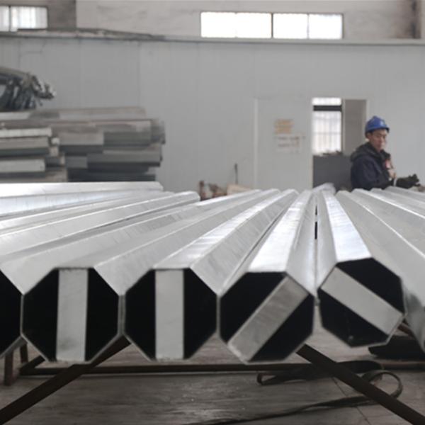 Polígono de acero Pollo eléctrico de acero de transmisión galvanizado