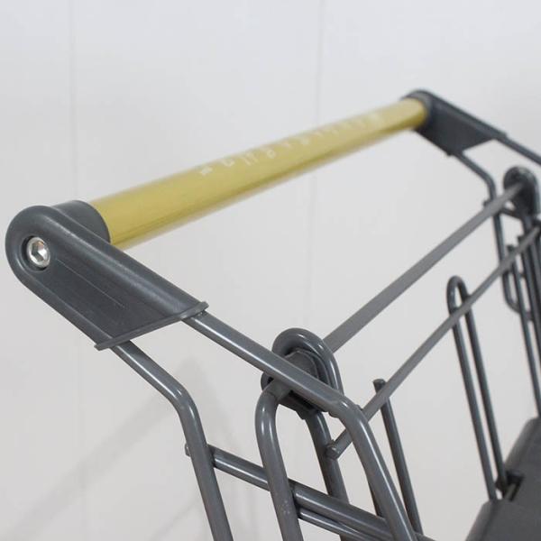 80L Сцинкованные тележки для супермаркетов Travellator Колесо Металлическая тележка для покупок