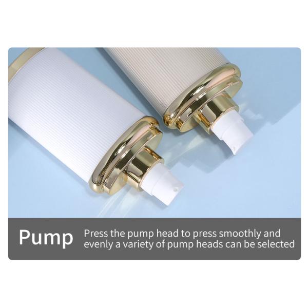 Botella de spray de protector solar cosmético de 30 ml 50 ml Botella de tapa de tornillo de plástico para protección solar