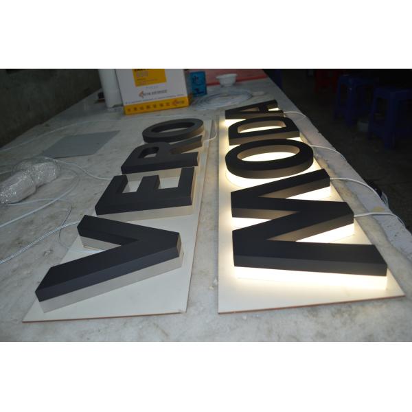 3D Illuminated Letters Signage Customized Size 3 Years Warranty