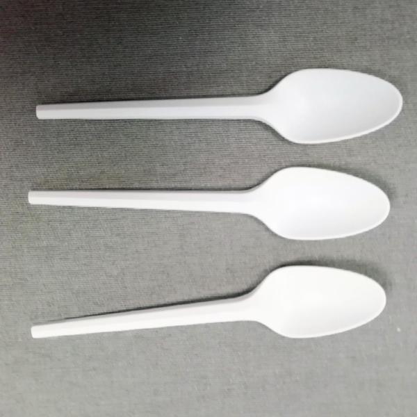 Eco Friendly Biodegradable 4.7 Ice Cream Spoon 100% All-Natural Utensils natural starch fork spoon knife