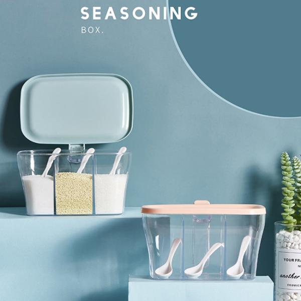 Подгонянная коробка тар для хранения специи кухни акриловая приправляя