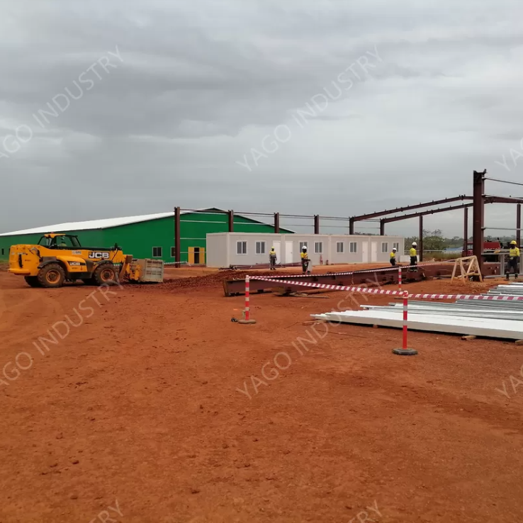 Q235B Prefabricated Steel Buildings Warehouse Heavy Duty Fireproof