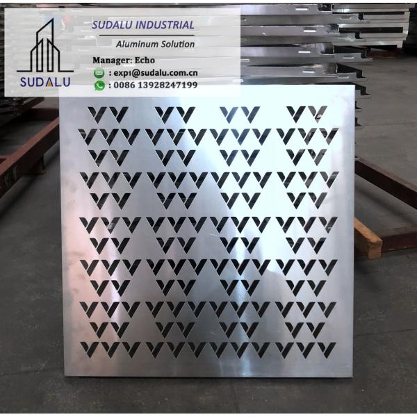 SUDALU Aluminum Perforated Panel Decorative Pattern Aluminum Laser Cutting Panel Sheet