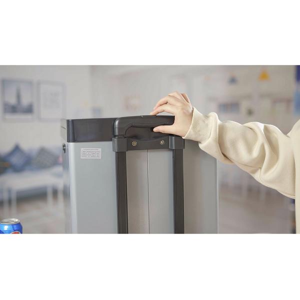 Car And Household Mini Fridge 12V 220V 400*390*410mm With Silver And Black Color