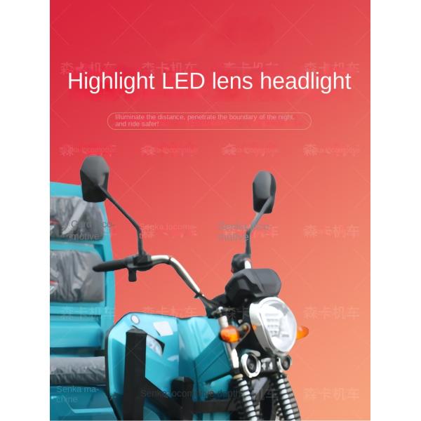 351-500w Electric Tricycle for Adult Passenger Max Speed 25-35km/h