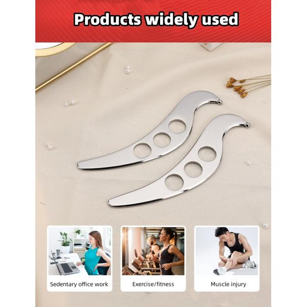 Stainless Steel Scraping Board for Effective Muscle Massage and Tension Relief