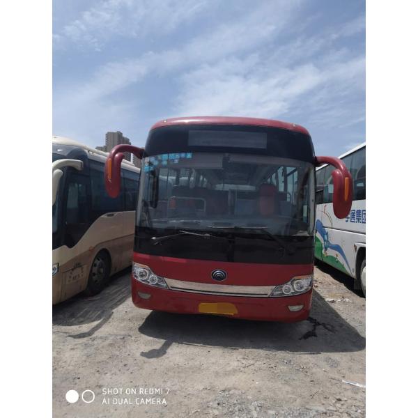Le diesel rouge Yutong utilisé par LHD transporte 68 sièges avec la transmission manuelle