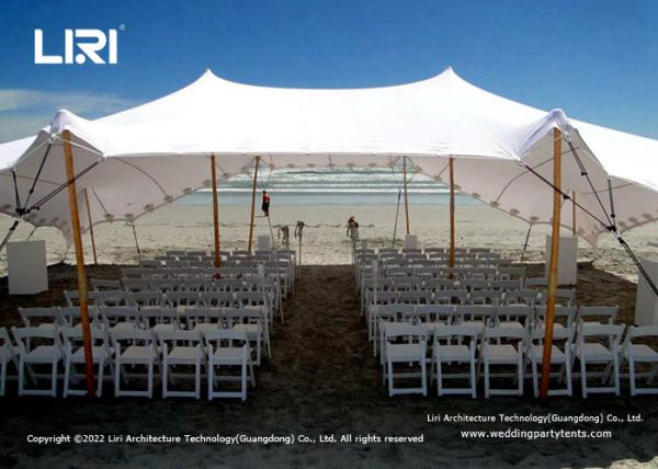 Large Khaki Color 200 Seated Outdoor Stretch Tents for Carnival Wedding Beach Party
