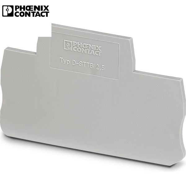Phoenix Contact Genuine Electric Parts 3047028 D-UT 2,5/10 - End Cover For Din Rail Terminal Block