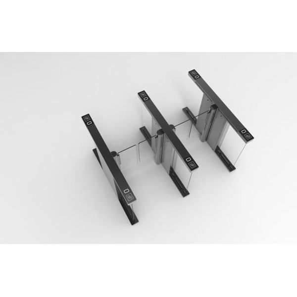 Servo Solution Speedlane Optical Swing Barrier Turnstile Speed Gate