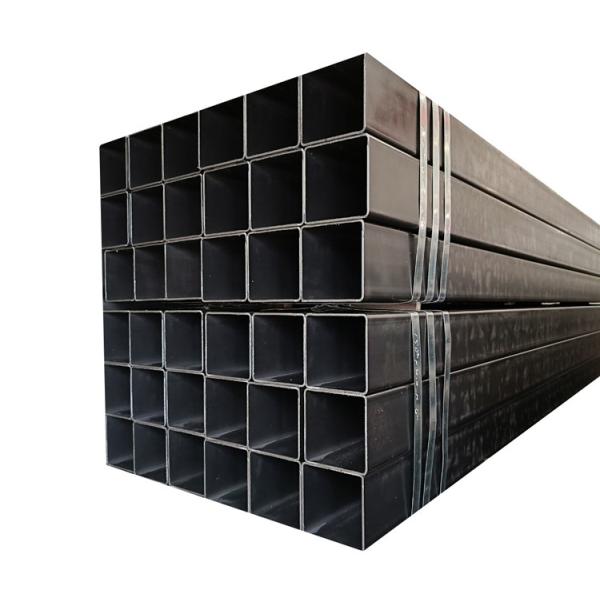 OEM Structure Black Steel Pipes Oval Square Rectangular ERW Welded