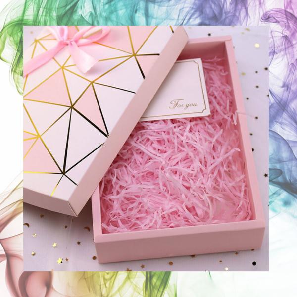 Biodegradable Crinkle Cut 22g Color Shredded Paper For Packaging