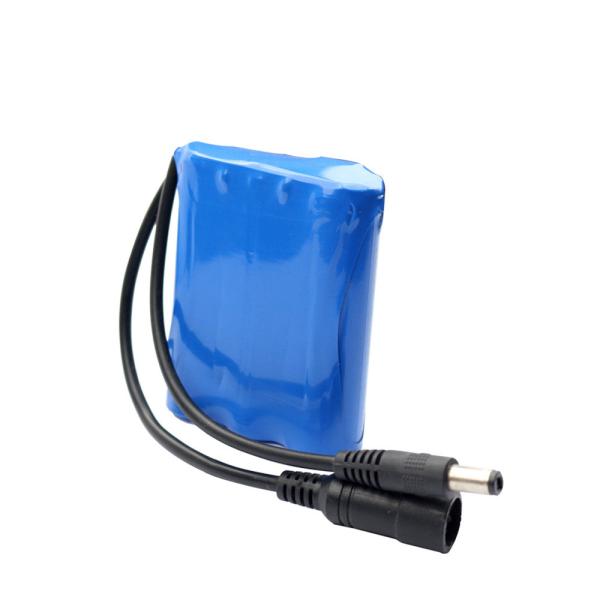 OEM ODM 18650 Battery Pack | 2200mAh 11.1V Compact 3-Cell Lithium Battery Pack with Dual DC Ports for Massager | China Manufacturing Factory