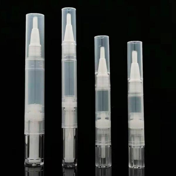 2ml 2.5ml 4ml 6ml Plastic Empty Custom Logo Nail Cuticle Oil Packaging Twist Pen With Brush Applicator