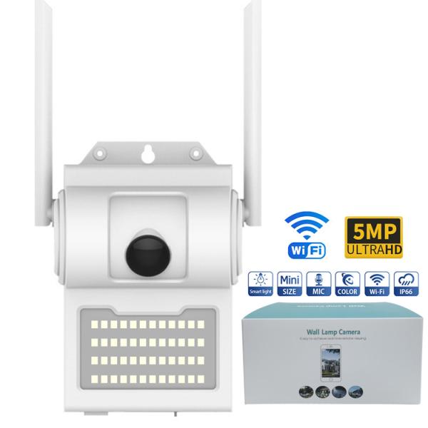 700LM Wall Light Security Camera , Ip66 Waterproof Security Camera For Yard
