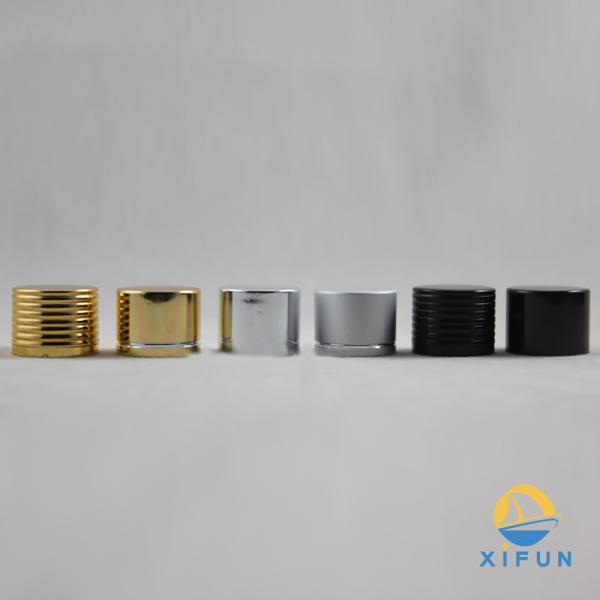 White / Black Plastic Bottle Caps , Roll On Plastic Bottle Closures PP Material