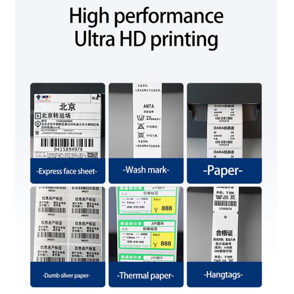 RFID Barcode Label Printer Desktop Thermal Transfer Printer 203DPI/300DPI