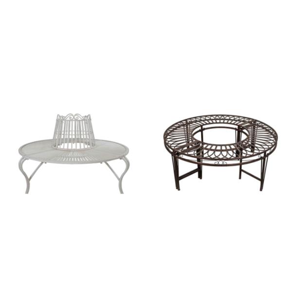 Spray Paint Cast Iron Patio Park Garden Bench & Cast Iron End Anti - Rust