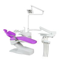 Equipo de dispositivos dentales silla dental automática Foshan fábrica de cuero de PU personalizado silla dental unidad