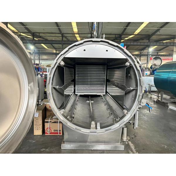 Structure Hot Water Pump Canner Pressure Cooker for Pouched Foods Juice Sterilization
