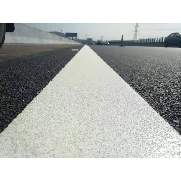 Durable Thermoplastic Road Marking Paint with Highly Reflective Glass Beads for White and Yellow Traffic Safety Solutions