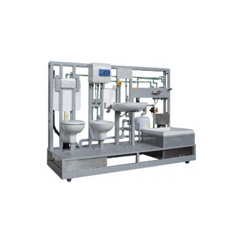 Vocational Fluid Mechanics Lab Equipments Assembly Kit Of Hydro Sanitary Systems