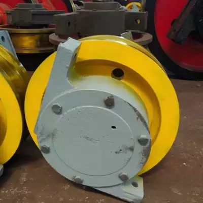 Большие части крана литые колеса крана и кованое колесо высокого качества