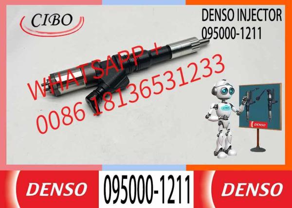 Inyector de combustible diesel para ferrocarril común 095000-1210 6156-11-3300 6156-11-3301 095000-1211 para Komatsu SA6D125E PC400-7 PC450-7