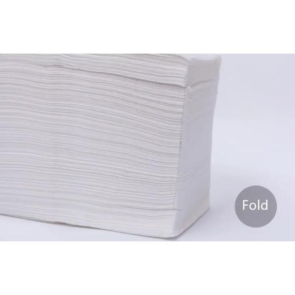 OEM White Disposable Beauty Towels , Practical Disposable Guest Hand Towels