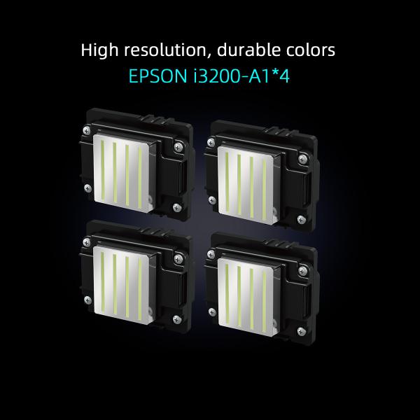60cm Epson I3200*3 DTF Printer Machine Print color CMYK W FG FM FY FO