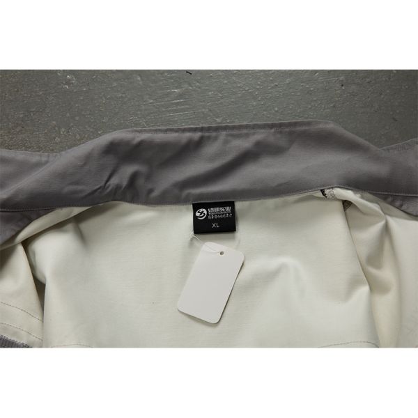 Breathable Workwear Jacket with Reflective Stripe and 230–250 gsm Fabric for Industrial Use